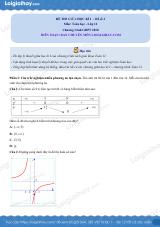 Đề thi giữa kì 1 Toán 12 - Đề số 2